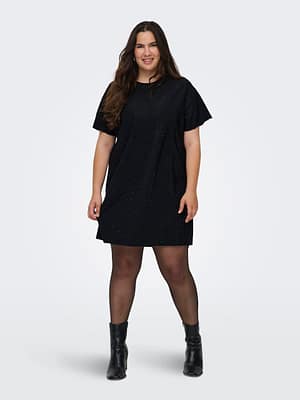 CARMALUKKA LIFE S/S O-NECK ABK DRESS JRS