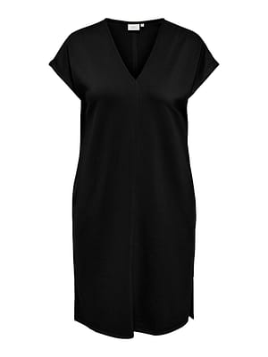 CARLISE CAPSLEEVE V-NECK ABK DRESS JRS