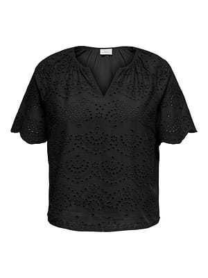 CARKAJSA SS V-NECK TOP WVN