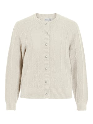 VITULI O-NECK L/S KNIT CARDIGAN/PB