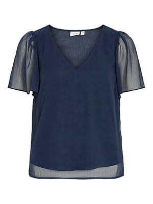 VIFALIA V-NECK S/S TOP - NOOS