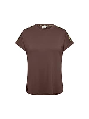 CARLISE S/S O-NECK TOP JRS