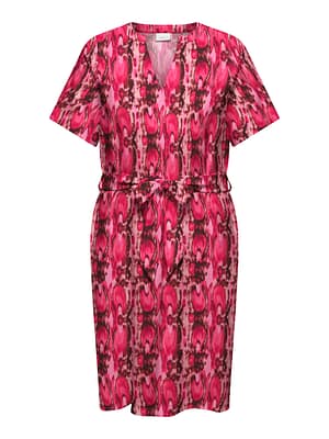 CARSHILLA 2/4 KNEE DRESS VIS AOP