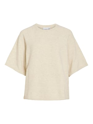 VILIGA 2/4 O-NECK KNIT TOP - NOOS