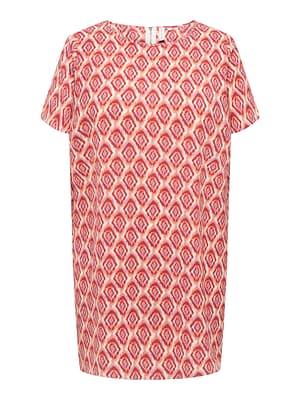 CARLUX S/S TUNIC DRESS WVN NOOS