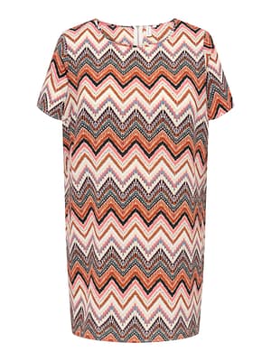 CARLUX S/S TUNIC DRESS WVN NOOS