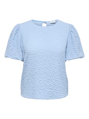 CARELENI S/S STRING TOP WVN