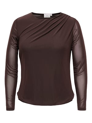 CARSARA L/S MESH TOP JRS
