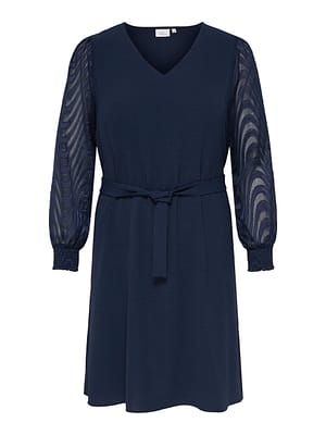 CARMETTA L/S MINI DRESS WVN