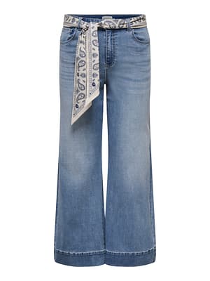 CARWILLY WIDE LEG HW SCARF DNM