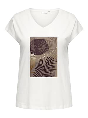 CARCARINA S/S CAPSL V-NECK TEE JRS
