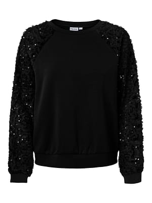 PCERIN LS SEQUINS SCUBA SWEAT JRS  QX BC
