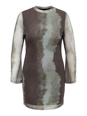 CARJUNGLE L/S BELL MINI DRESS JRS