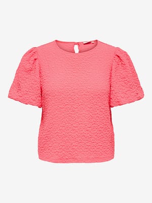 CARELENI S/S STRING TOP WVN