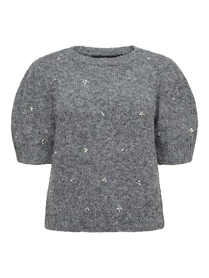 VMCCLAIRE 2/4 O-NECK EMBELLISHMENT P CUR