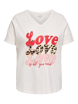 CARMAEBELL S/S V-NECK REG TEE JRS