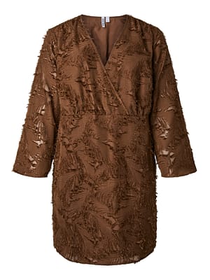 PCGIANNA LS V-NECK DRESS WVN DM QX