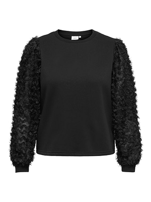 CARLAVIN L/S O-NECK MIX SWEAT JRS