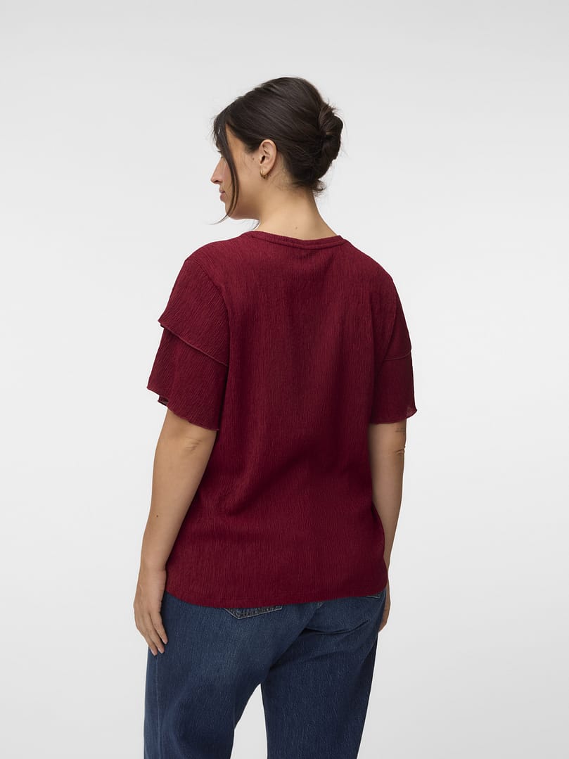 VMCAMANDA SS O-NECK TOP JRS CUR - Afbeelding 2