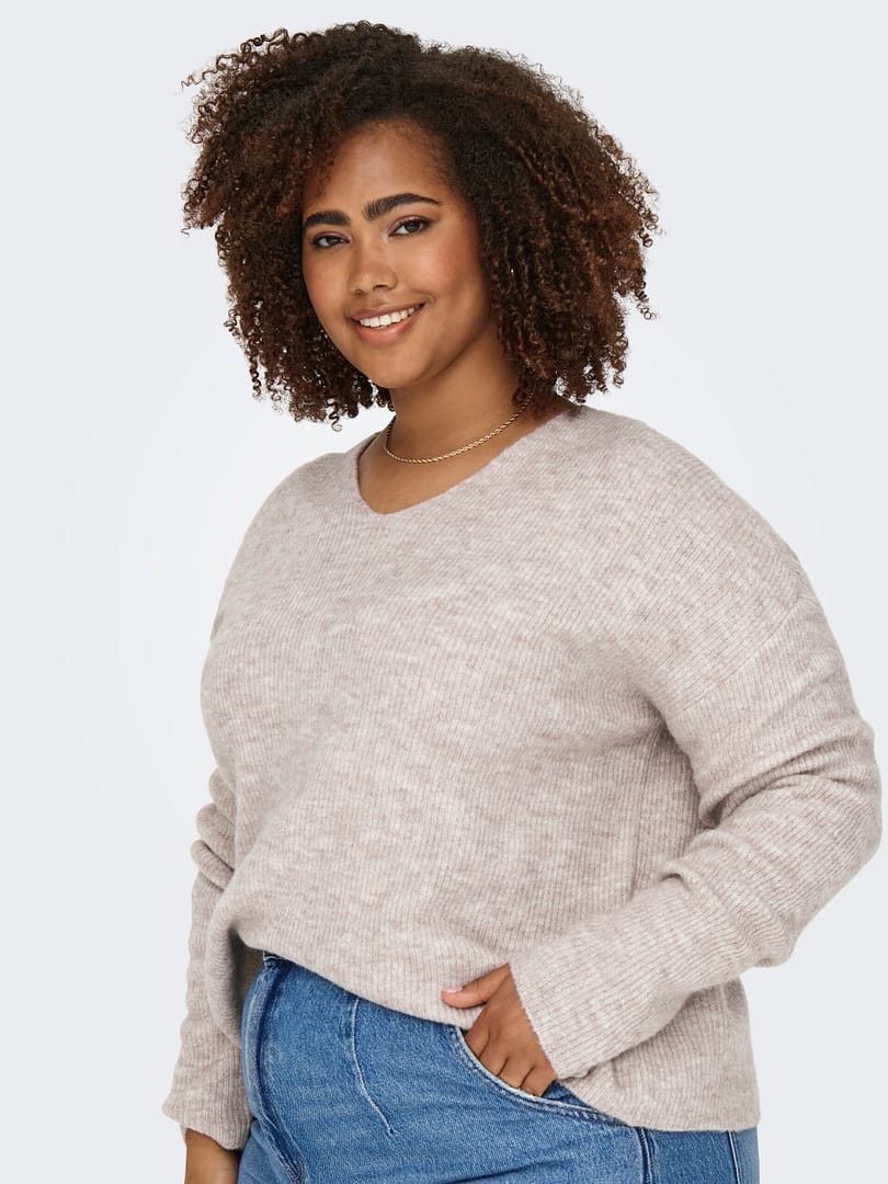 CARCAMILLA V-NECK L/S PULLOVER KNT NOOS - Afbeelding 4