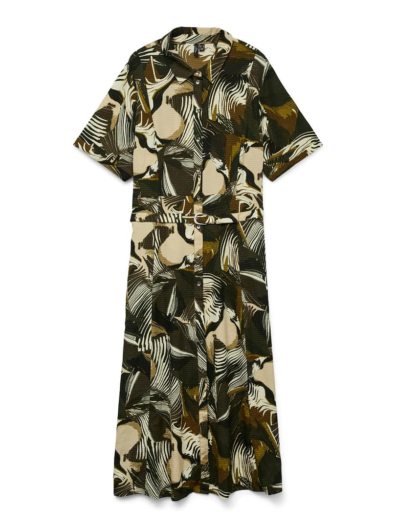 VMCRUBY FIE 2/4 ANKLE SHIRT DRESS W CUR