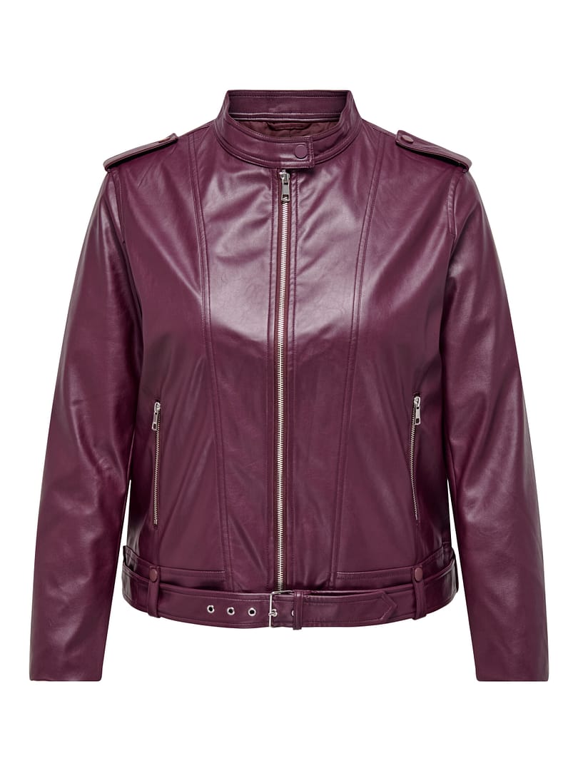 -CARSADIE FAUX LEATHER JACKET OTW