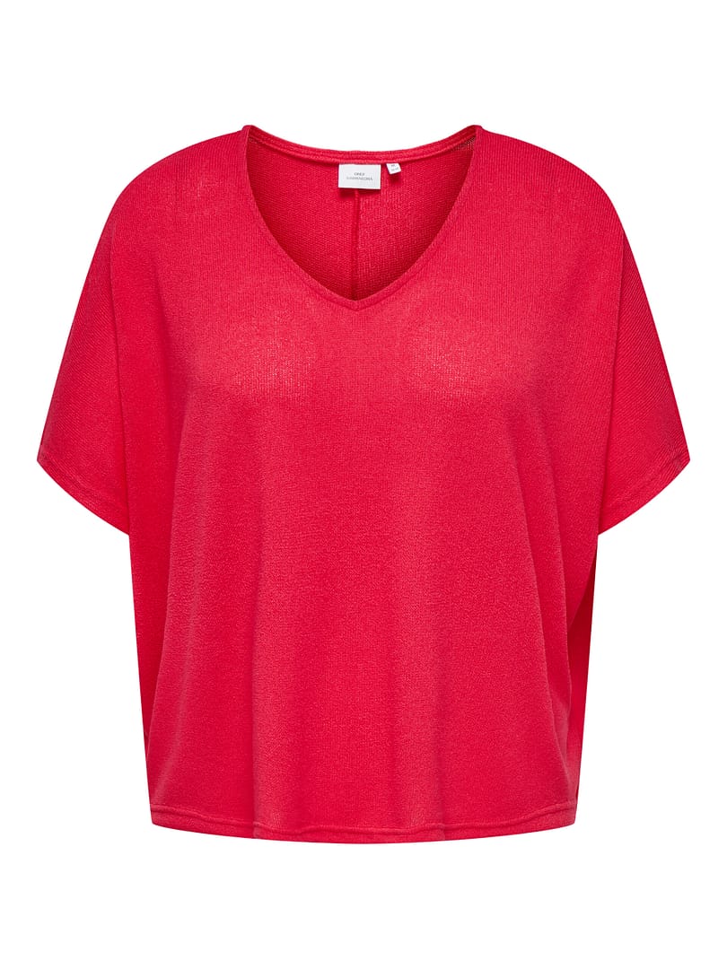 CARTAMMI 3/4 V-NECK BATWING BLOUSE JRS