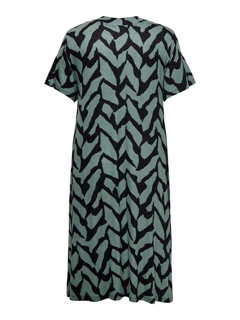 CARFYRLA LIFE S/S V-NCK BLK AOP DRE NOOS - Afbeelding 2