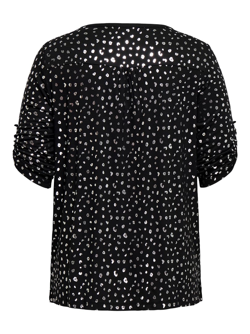 CARERIN 3/4 SLEEVE O-NECK BLOUSE JRS - Afbeelding 2