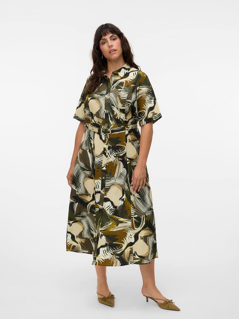 VMCRUBY FIE 2/4 ANKLE SHIRT DRESS W CUR - Afbeelding 4