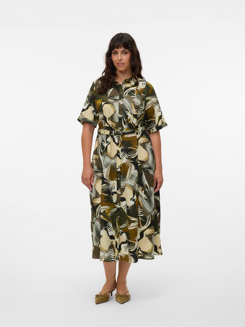 VMCRUBY FIE 2/4 ANKLE SHIRT DRESS W CUR - Afbeelding 2