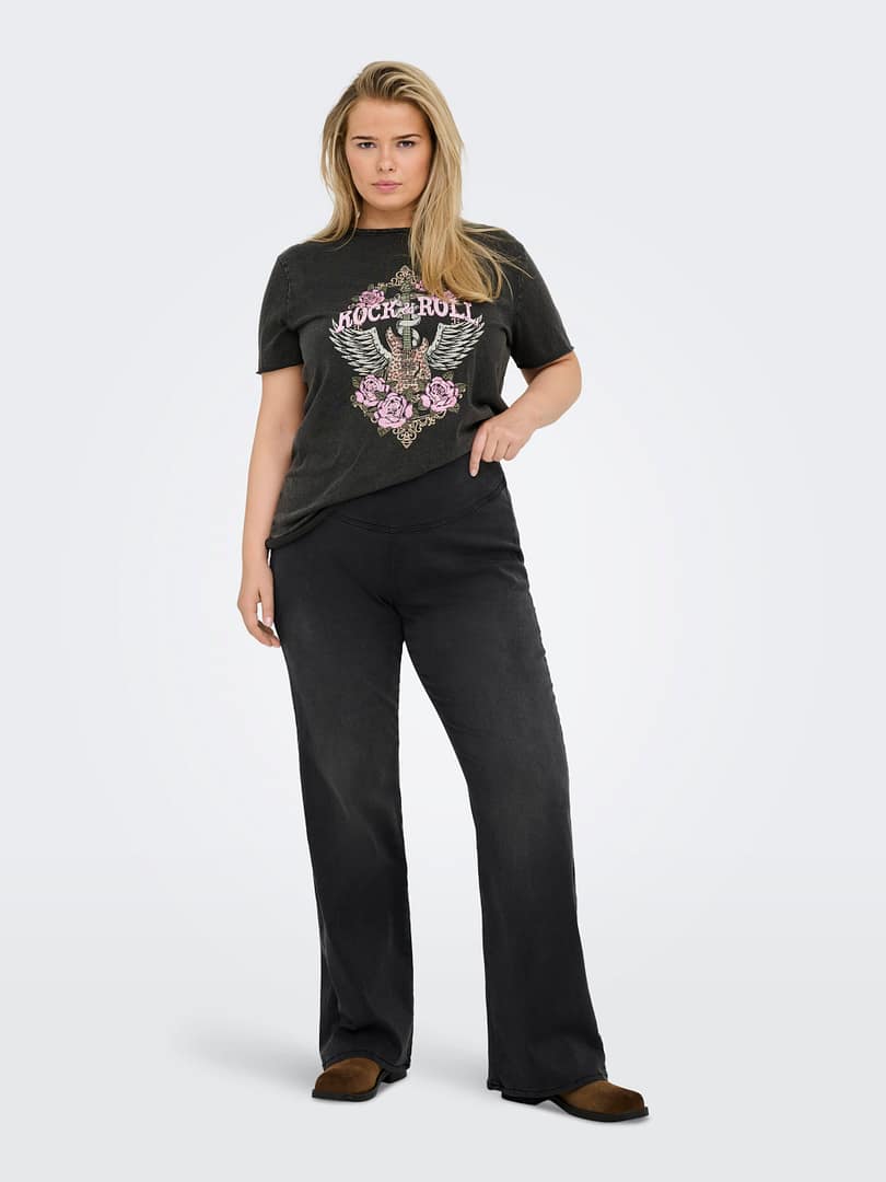 CARROYAL MID WAIST FLARED LEGGING NOOS - Afbeelding 6