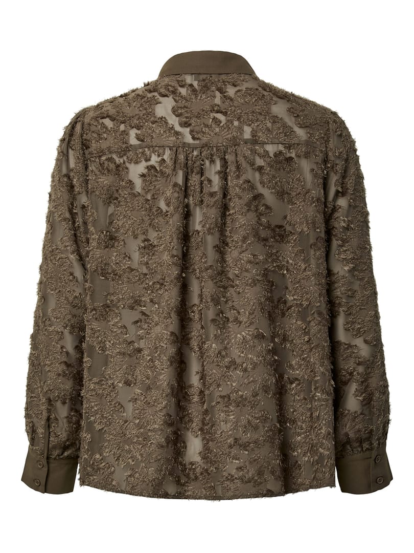 PCMIARA LS SHIRT WVN BC QX - Afbeelding 2