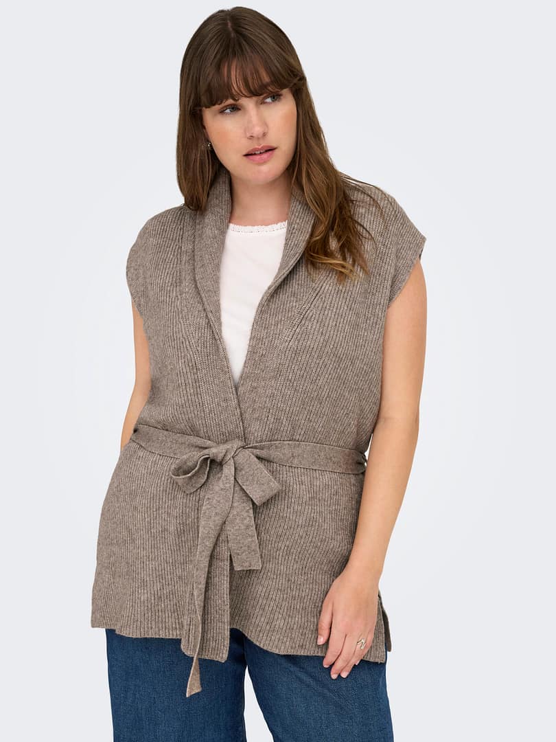 CARKATIA SL RIB WRAP VEST KNT - Afbeelding 6