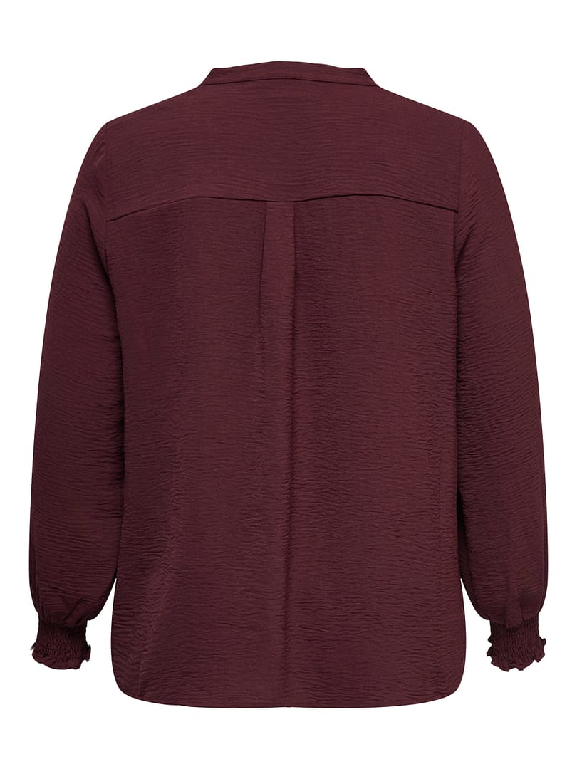 CARMETTA LIFE V-NECK LS TOP WVN NOOS - Afbeelding 2