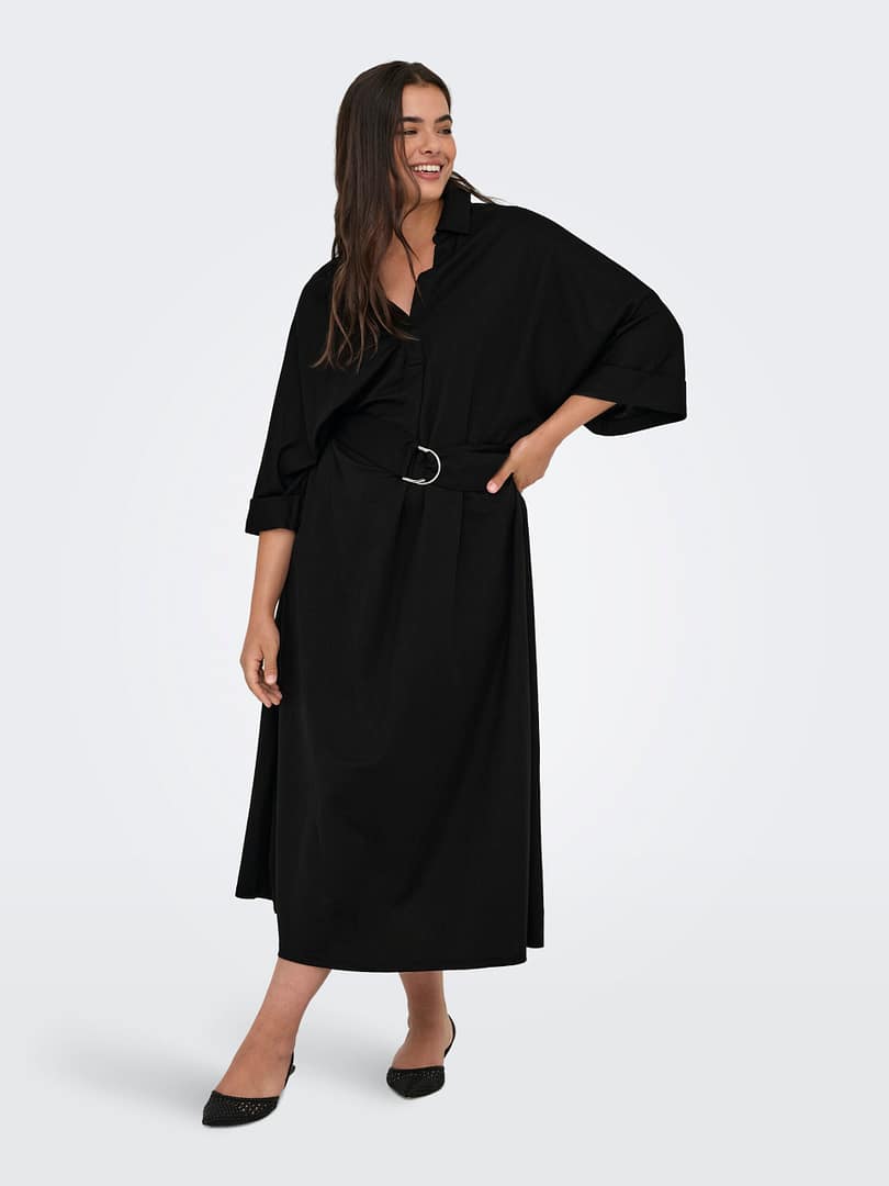 CARJOLLY 2/4 SLEEVE BLK DRESS JRS - Afbeelding 4