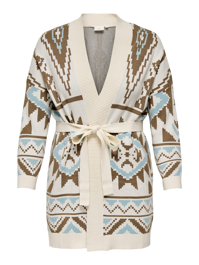 CARFRIDA LIFE LS JQ OPEN CARDIGAN KNT