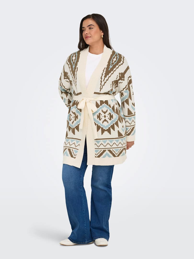 CARFRIDA LIFE LS JQ OPEN CARDIGAN KNT - Afbeelding 4
