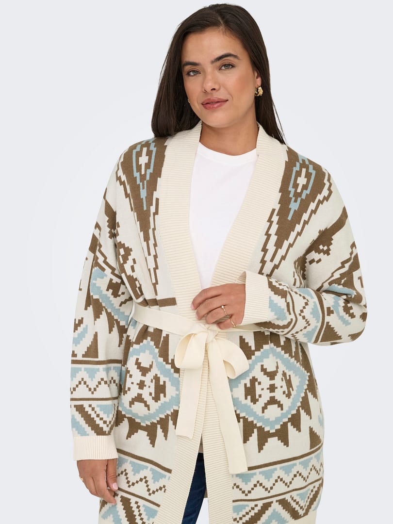 CARFRIDA LIFE LS JQ OPEN CARDIGAN KNT - Afbeelding 6