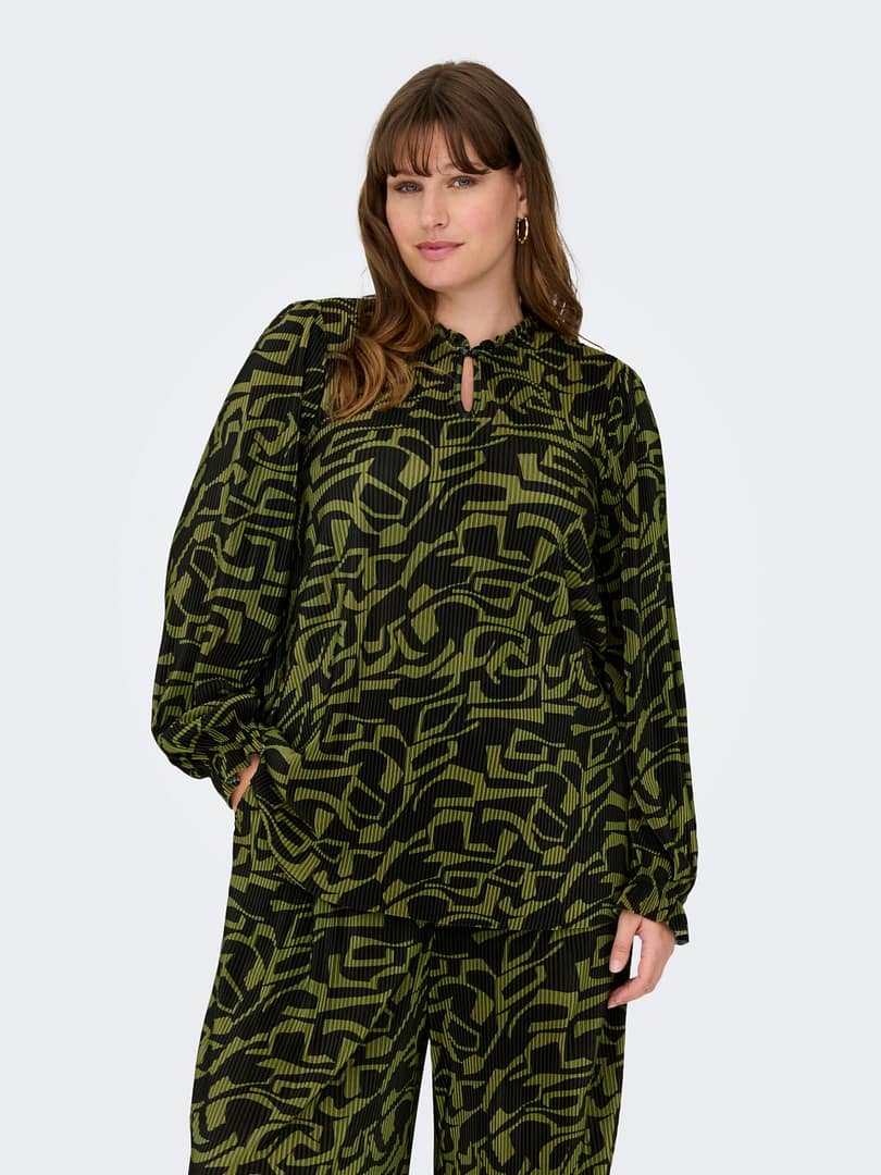 CARMIKA LIFE V-NECK L/S BLOUSE JRS - Afbeelding 3