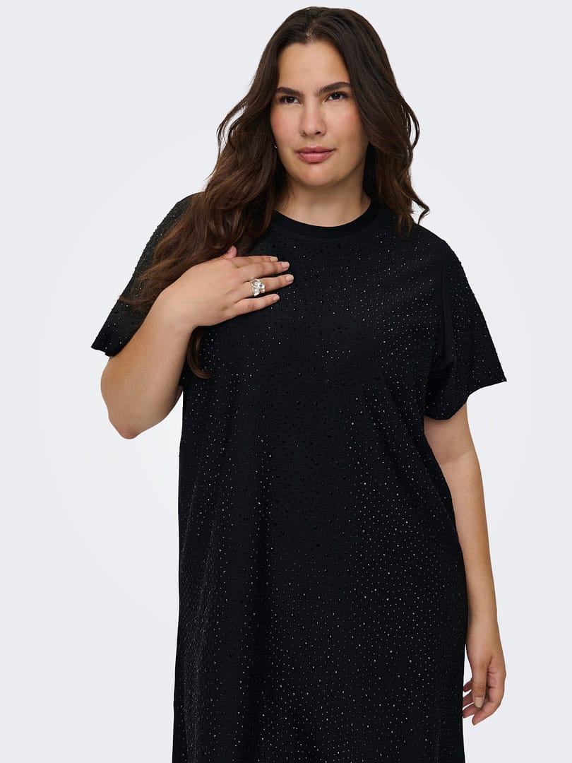 CARMALUKKA LIFE S/S O-NECK ABK DRESS JRS - Afbeelding 3