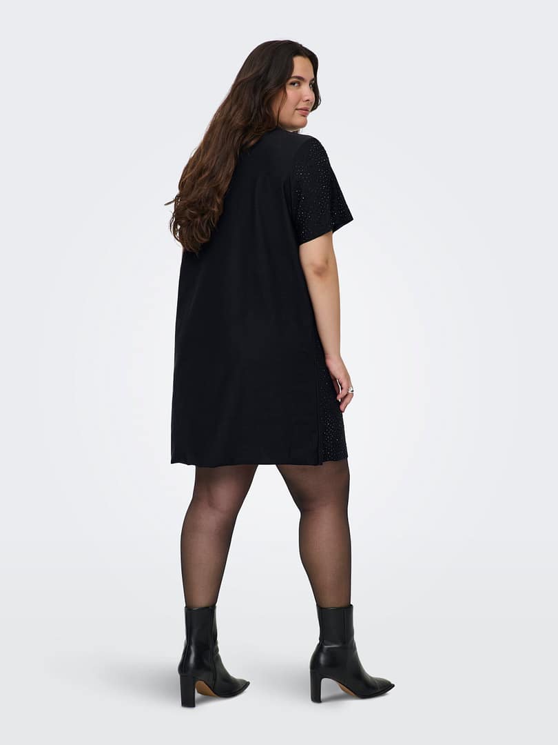 CARMALUKKA LIFE S/S O-NECK ABK DRESS JRS - Afbeelding 2