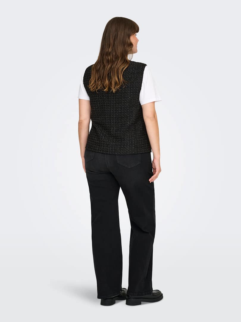 CARSHONA LIFE S/L BOUCLE WAISTCOAT - Afbeelding 4