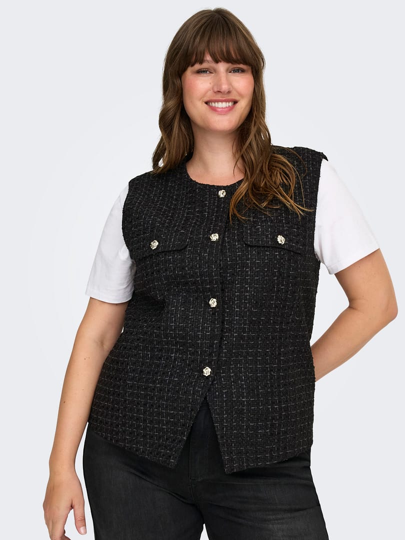 CARSHONA LIFE S/L BOUCLE WAISTCOAT - Afbeelding 5