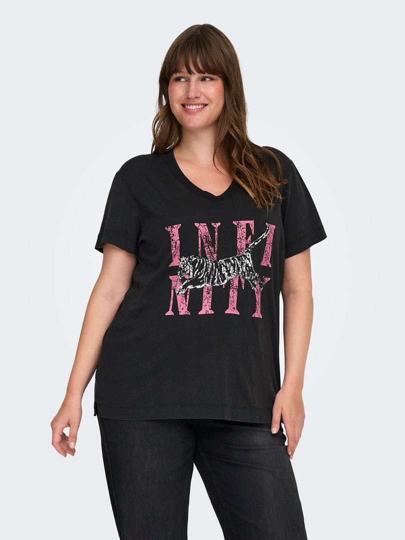 CARMILLE LIFE S/S V-NECK REG TEE JRS - Afbeelding 5