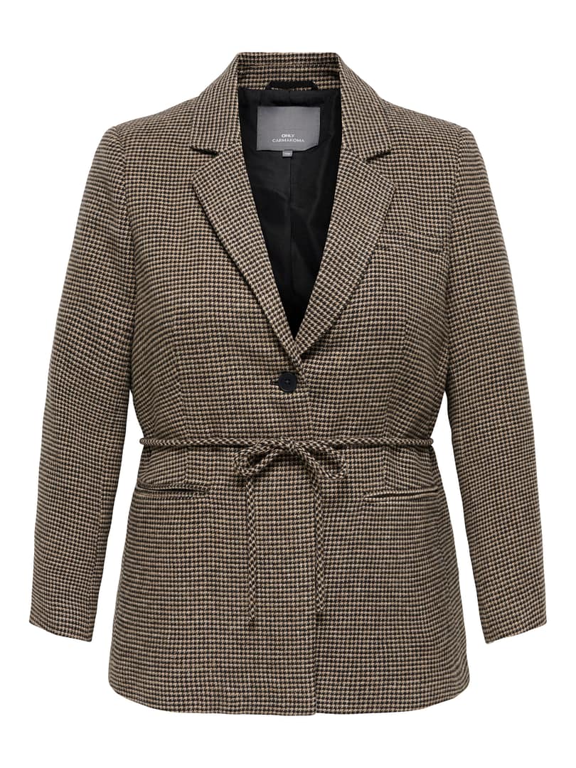 CARNELLA L/S BELT CHECK BLAZER CC TLR