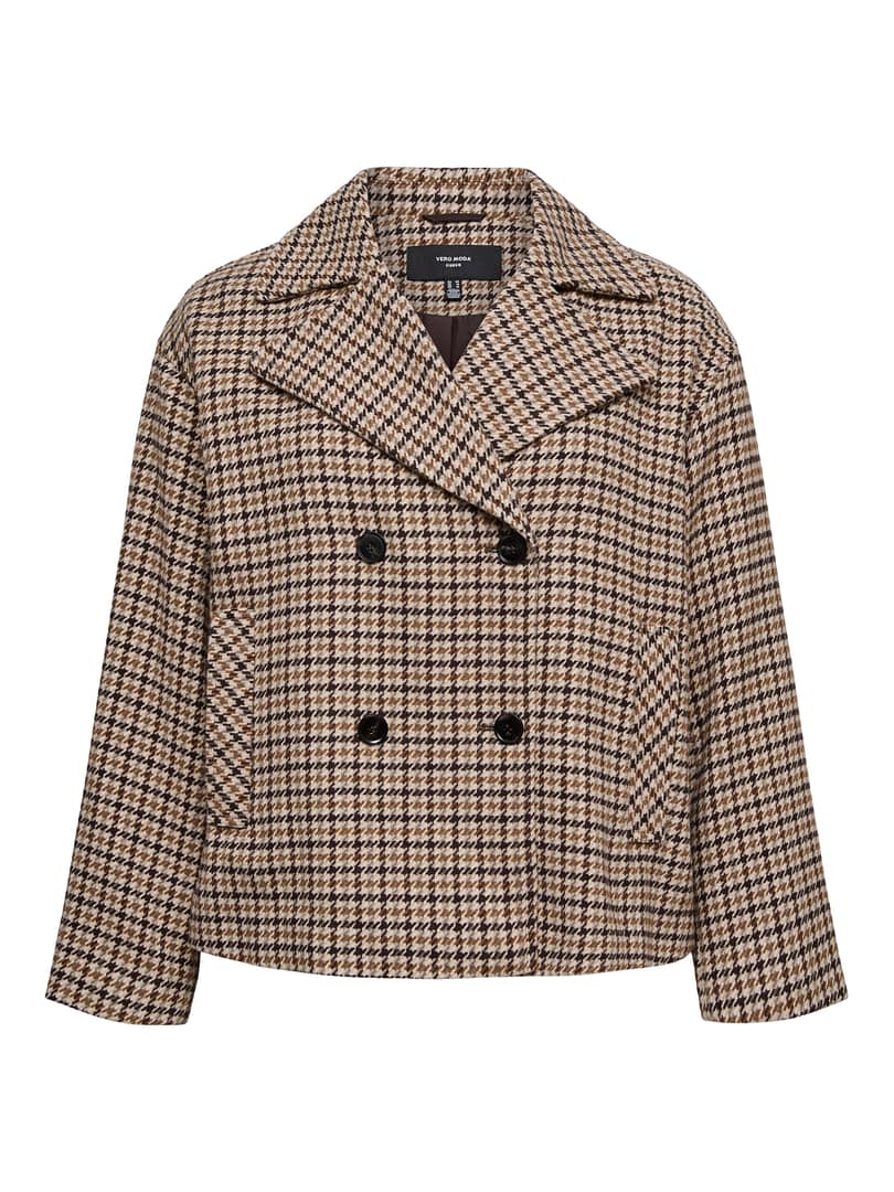 VMCJACKIELINE CHECK SHORT JACKET CUR