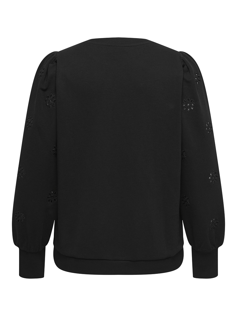 CARFEMME L/S PUFF EMBROIDERY UB SWT NOOS - Afbeelding 2