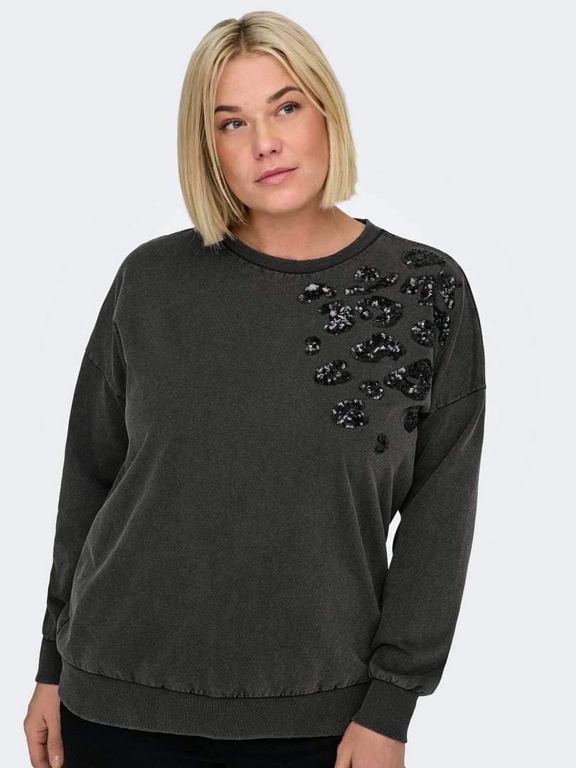 CARALEXA L/S O-NECK SWEAT JRS - Afbeelding 3