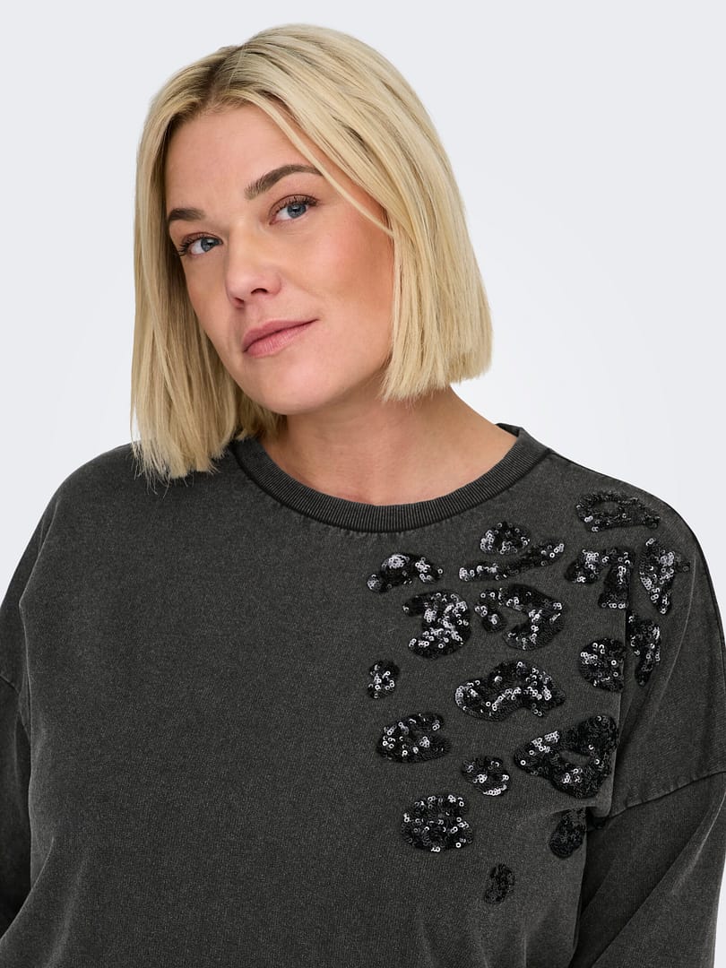 CARALEXA L/S O-NECK SWEAT JRS - Afbeelding 4